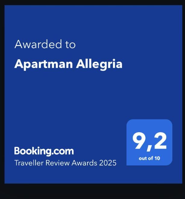 Apartman Allegria Zágráb Kültér fotó